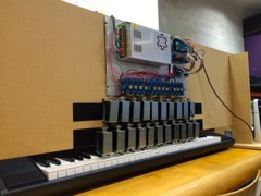 PIANOBOT (UNIVERSAL ELECTRONIC PIANO PLAYER)