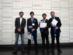 (TIE) Dept. SILVER Capstone Award • SMART MODEL TRAIN COMMUNICATION AND CONTROL SYSTEM • D. Androutsos,  Levon Khachatryan ,Khai Trung Luu, Sam LaBrier.