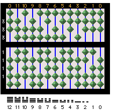 chinese 3/4 abacus