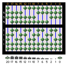 mesoamerican 3/4 vigesimal abacus